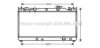 AVA QUALITY COOLING TO2341 Radiator, engine cooling